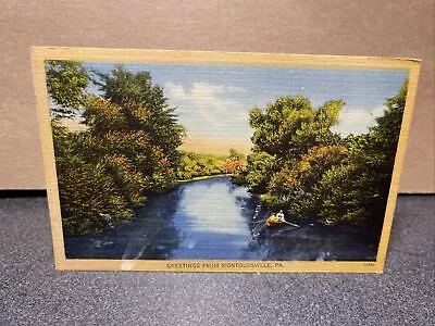 Greetings From Montoursville Pennsylvania Postcard￼ • $8.49