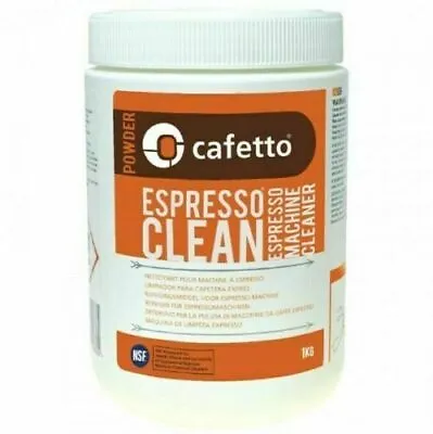 1kg CAFETTO Espresso Clean Powder Coffee Machine Cleaner E11839 ALL BRANDS • $24.54