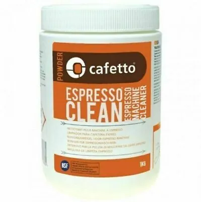 CAFETTO 1KG ESPRESSO CLEAN Coffee Machine Cleaner Professional Cleaning Powder • $24.54
