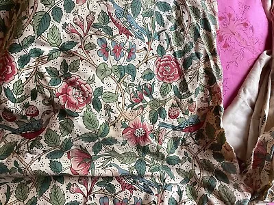 Vintage Liberty Of London William Morris Briarwood Design Curtains • £350