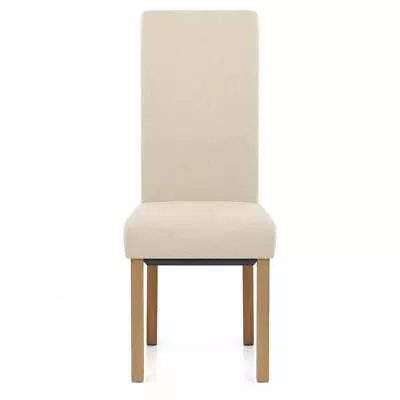 Carolina Fabric Oak Finish Fixed Height Dining Chair (4 Variations) • £80