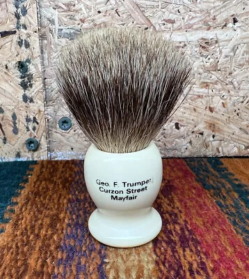 Vintage Geo F. Trumper Shaving Brush Badger Simpson • $29.99