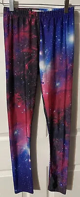 Women's Space Galaxy Print Legging Online Legging Store SIZE Medim • $6.99