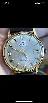 Rare Vintage Waltham 17 Jewel Men’s Gold-Plated Watch. Working & Serviced 1960s. • £90