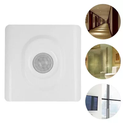 PIR Infrared Motion Sensor Detector Switch Wall Light Automatic ON/OFF Home New • £7.31