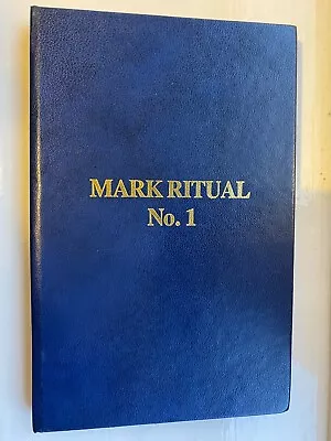 Masonic Books - Mark Ritual No.1 • £5