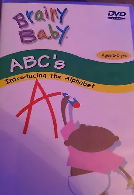 £6.50 • Buy The Brainy Baby Co' 'ABC'S INTRODUCING THE ALPHABET DVD' R2, 2-5yo New Condition