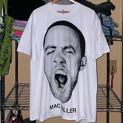 Mac Miller Big Face Memorial Style GOOD AM Men’s Hip Hop Band Tee T-Shirt • $35