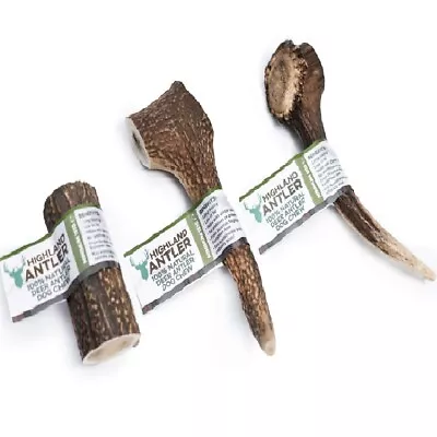 £24.99 • Buy ANTLER BAR - (XS - Jumbo) - Nova Stag Dog Food Treats Antos Deer Horn Bar Chews