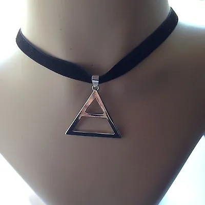 £3.50 • Buy 30 Seconds To Mars Triad Triangle Choker  Necklace Echelon &  Bracelet