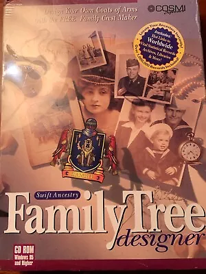 53142 - Swift Ancestry Family Tree Designer [NEW] - PC (1998) Windows 95 EVD-795 • £10.99