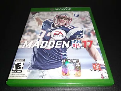 Madden NFL 17 Gronkowski Microsoft Xbox One LN PERFECT CONDITION COMPLETE • $102.51