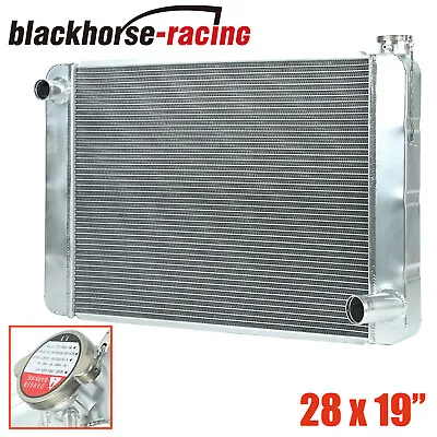 For Chevy GM SBC BBC 28 X19  Universal High Performance Aluminum Racing Radiator • $145.88