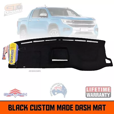 DASH MAT For Volkswagen Amarok NF Life CORE Style 12/2022-24 No Speaker 1674 BLK • $89.95