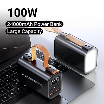 24000mAh PB100W Fast Charging Power Bank External Battery Portable Charger TypeC • $54.04