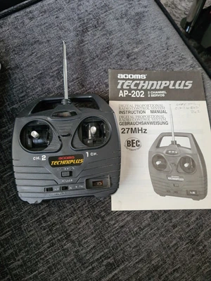 £14.10 • Buy Acoms Techniplus AP-202 27mhz AM Vintage 2 Channel Transmitter