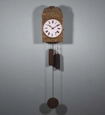 $395 • Buy *Antique French Comtoise/Morbier Wall Clock Complete But Not Running