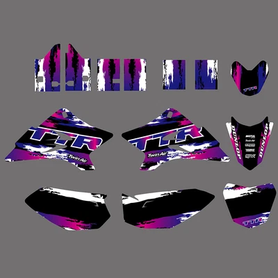 $34.19 • Buy Team Graphics Backgrounds Decals For Yamaha TTR 50 TTR50 2006-2013