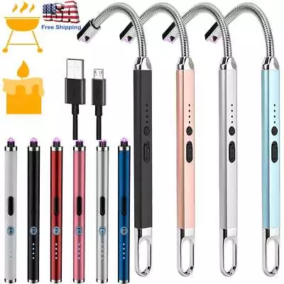 Electric Lighter Arc USB Rechargeable Candle BBQ Electronic Windproof Kitchen • $8.92