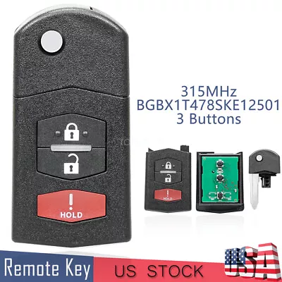 Keyless Remote Key Fob For Mazda 5 CX-7 CX-9 2007 2008 2009 2010 2011 2012 2013 • $13.78