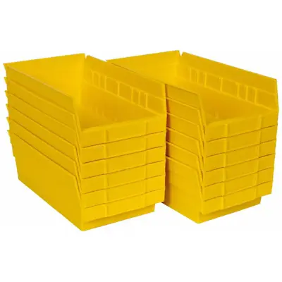  89827091 Shelf Bin Yellow 4  H X 11-5/8  L X 6-5/8  W (1 Each) • $18.38