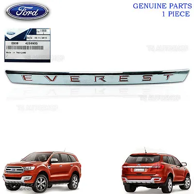 $128.79 • Buy Chrome Line Strip Tailgate Trim Genuine For Ford Everest Suv 2WD 4WD 2016