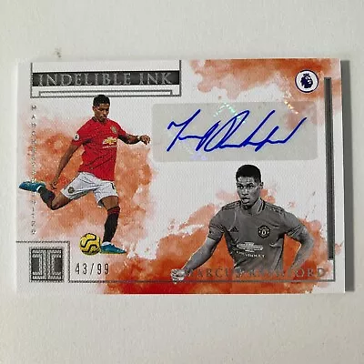 Panini  Impeccable 2020 Marcus Rashford Man Utd Autograph 43/99 • £19