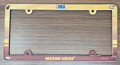 NBA Miami Heat Plastic License Plate Frame • $10.79