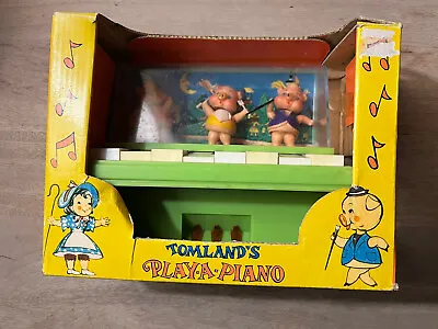 Rare Vintage The Three Little Pigs Musical Marionette Piano 1977 Tomland • $175