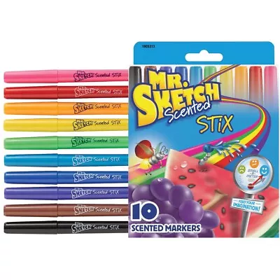 Mr. Sketch Scented Stix Markers 10-Color Set • $11.99