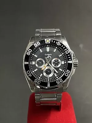 Rare CASIO MDV-302 Marine Analog Quartz Men’s Watch Need Battery. • $115