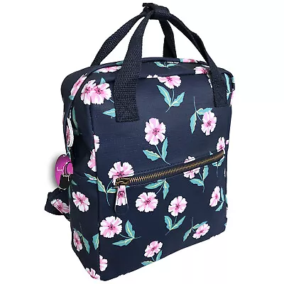 £10.99 • Buy Small Backpack Printed Pattern Mini Bag Ladies Girls School Handbag Rucksack