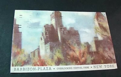 Old Postcards. Barbizon-Plaza . New York. PA5 • $3