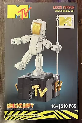 Brickcraft - MTV Moon Person - Brick Building Set - 510 PCS Retro Nostalgic-New • $23.99