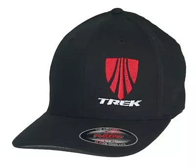 Trek Hat Flexfit Curved Bill Cap S/M L/XL XL/XXL MTB Mountain Bike Bicycle  • $28.99