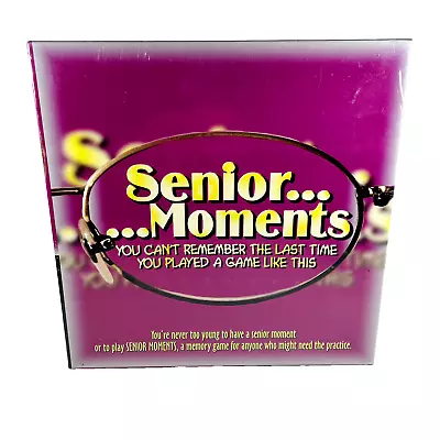 Senior Moments Board Game NEW TDC A Memory Game For All People Need The Practice • $20.99