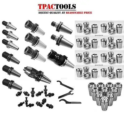 Cat40 Tooling Package Fit Haas Er32 Er16 Collet End Mill Drill Chuck Face Mill • $599