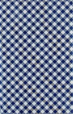 Blue Gingham Check Vinyl Tablecloth Indoor Outdoor Picnic BBQ  Asst. Sz New • $11.95