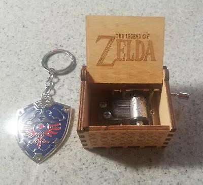 Zelda Music Box & Keychain ▲ The Legend Of Zelda ▲ Gamer Gift ▲ Ocarina Of Time • $9.95