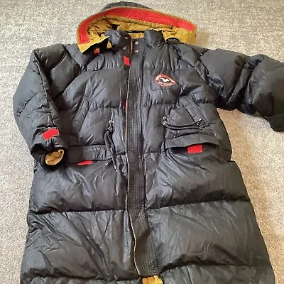 Triple Fat Goose Down Puffer Coat Mens Size Large Black  Parka Jacket • $140