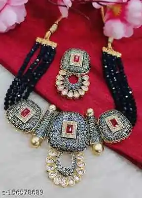 $24.81 • Buy Indian Traditional Ethnic Bollywood Jewellery Set Girl/women Party Wear Freeship