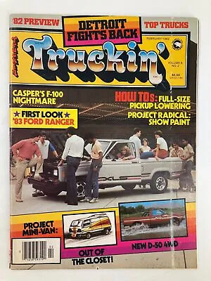 VTG Truckin Magazine February 1982 Casper's F-100 Nightmare No Label • $14.95