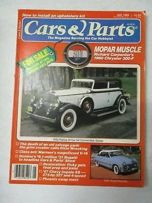 Cars & Parts Magazine May 1988 1951 Ford Victoria 1932 Pierce Arrow 54 Sedan Car • $11.95