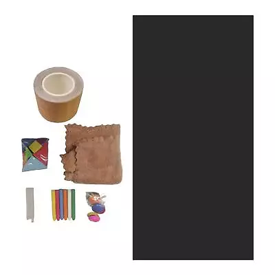 45x100cm Magnetic Chalkboard Contact Paper Self Adhesive For Kids' Playroom • £16.91