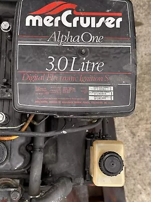 Mercruiser Alpha One Motor 140 HP 4 Cylinder 3.0L Engine 1996 LOW HOUR • $3000