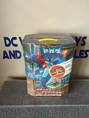 Vintage G1 Transformers Vinyl Jumbo Collectors Case Sealed Tara Toys 1984 • $299.99