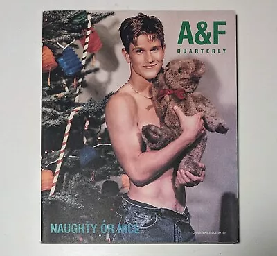 Abercrombie & Fitch Quarterly  Naughty Or Nice  Christmas 1999 A&F Bruce Weber • $49