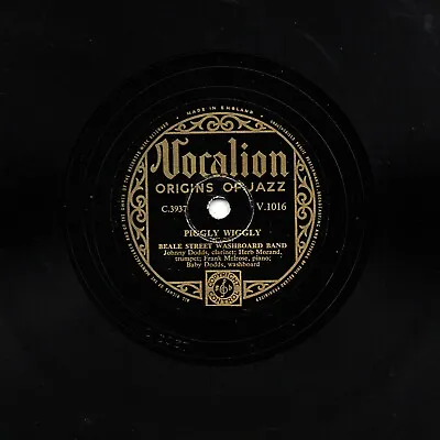 £14 • Buy Beale Street Washboard Band 78 Piggly Wiggly / Forty & Tight  Vocalion V 1016 Ex