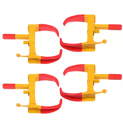 4Pcs For Auto Car Trailer Truck SUV Towing Anti-Theft Wheel Lock Clamp With Keys • $54.26