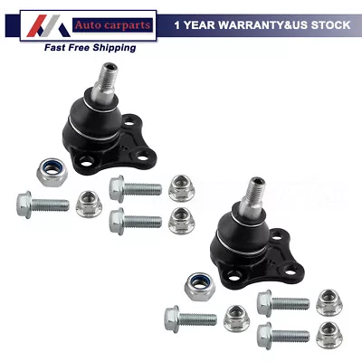 Brand New (2) Front Complete Lower Ball Joints For Volkswagen Beetle Golf Jetta • $19.95